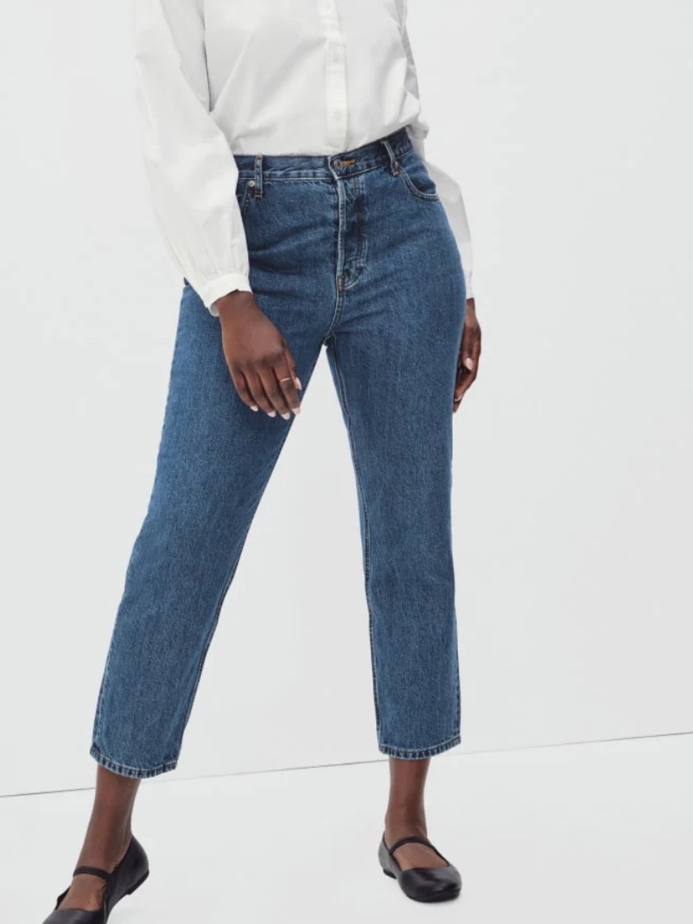 Everlane The 90’s Cheeky Ankle Jean Size 100% Organic Cotton Size 30 X 24 1/2”